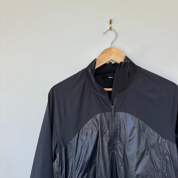 Lululemon All Roads 1/2 Zip Pullover Jacket Black - Picture 4 of 9